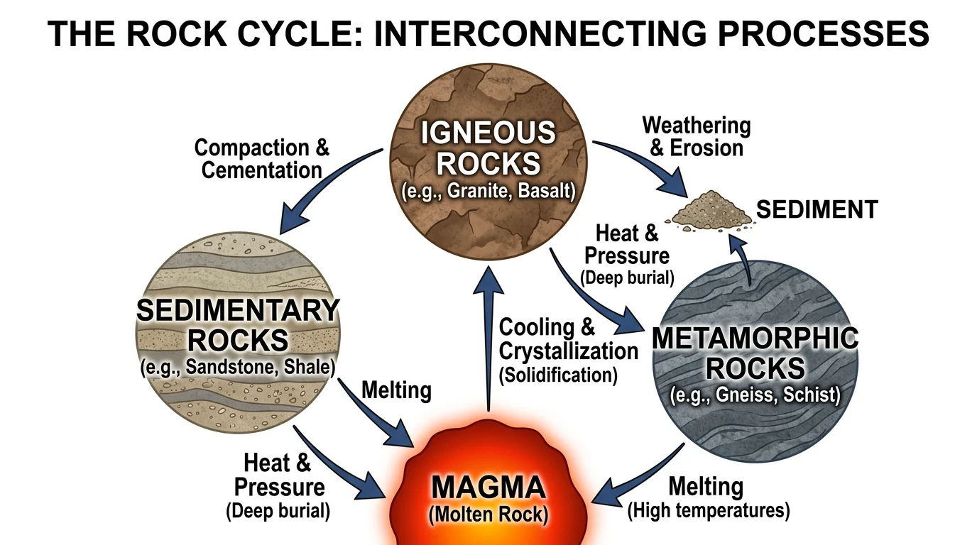 Rock Cycle Diagram